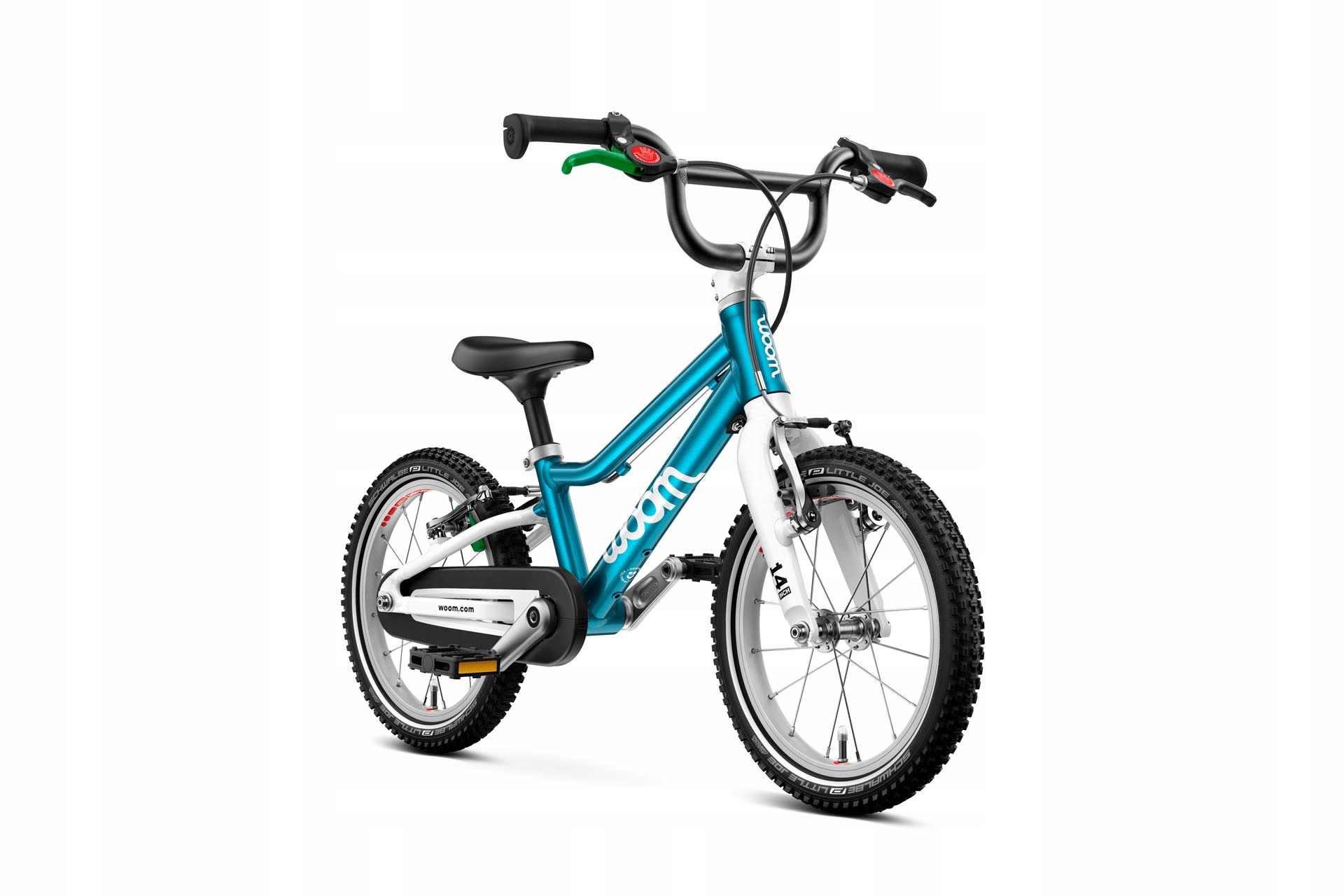 Lekki Rower dla dziecka Woom GO 2 14" Metallic Blue/Niebieski
